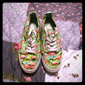 VANS flamingo print